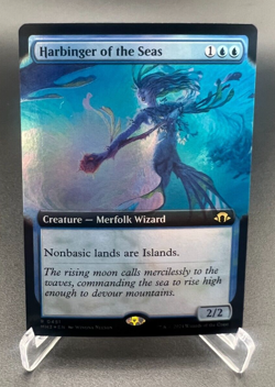 Harbinger of the Seas (Extended Art, Foil #451, NM) Modern Horizons 3 (MH3), MTG - Image 1