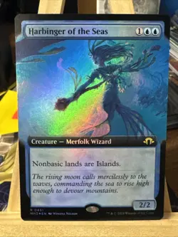 MTG *Harbinger of the Seas Extended Art Foil X1* (NM) Modern Horizons 3 Magic - Image 1