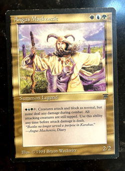 Angus Mackenzie Legends Magic the Gathering NM - Image 2