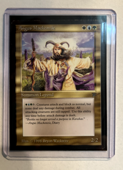 Angus Mackenzie Legends Magic the Gathering NM - Image 4