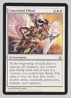 MTG Concerted Effort Ravnica: City Of Guilds Rare #8 Magic The Gathering - Image 1