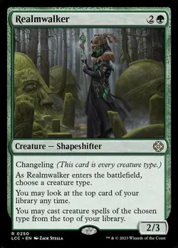 Realmwalker Commander: The Lost Caverns of Ixalan NM MTG Non-Foil - Image 1