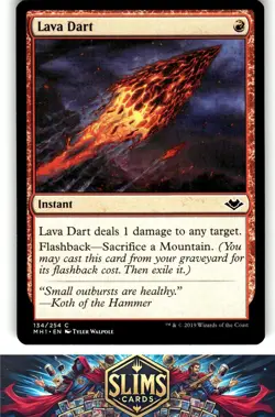 Magic the Gathering MTG Modern Horizons Lava Dart #134 Buy 2 Get 1 - Image 1