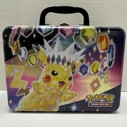 Pokemon TCG Surging Sparks 2024 Collector's Chest Lunch Box Tin - Empty/no Packs - Image 1
