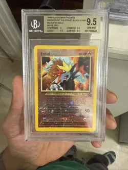 Pokemon TCG Entei Wizards Black Star Promos 34 Holo Promo Promo - Image 1