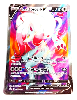 Pokemon TCG: Sword & Shield Promo Hisuian Zoroark V Rare SWSH297 NM. A103 - Image 1