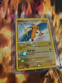 Pokemon TCG Raichu POP Series Promos 9 3/17 Rare Cracked Ice Holo - Image 2
