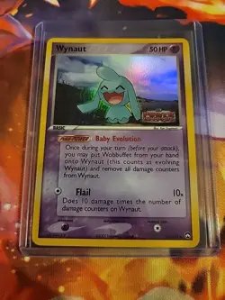 Pokemon TCG Wynaut EX Power Keepers 70/108 Reverse Holo Common - LP/NM - Image 1