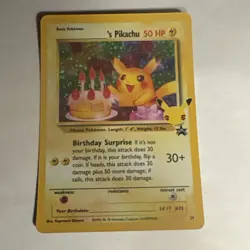Birthday Pikachu Holo 24 Celebrations Classic Collection Pokemon 2021 NM - Image 1