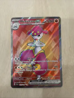 Pokemon TCG Medicham ex 161/142 Stellar Crown Holo - Image 1