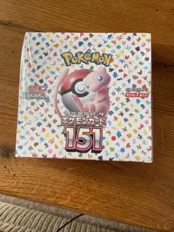 Pokemon Scarlet Violet 151 Booster Box Sv2a Japanese Sealed with Shrink Wrap 4521329346038 - Image 1