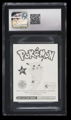 1998 Pokemon Merlin Series 1 Scyther CGC 10 U.K. #S19 Holographic - Image 2