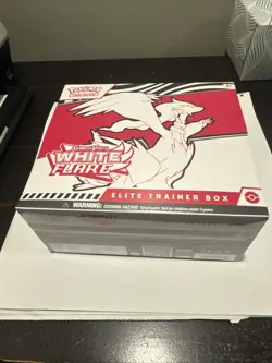 White Flare ETB factory Sealed Pokemon TCG Nm - Image 1