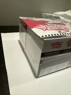 White Flare ETB factory Sealed Pokemon TCG Nm - Image 3