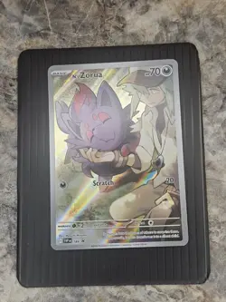 Pokemon TCG N's Zorua 189 Sv: Scarlet & Violet Black Star Promo 189 Full Art NM - Image 1