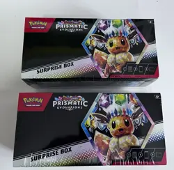 2 x Pokemon TCG Prismatic Evolutions Surprise Box New/Factory Sealed (2 Boxes) - Image 1