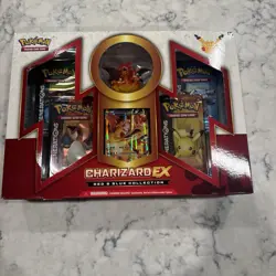 Pokemon TCG Charizard EX Red & Blue Collection Box 20th Anniversary Generations - Image 1