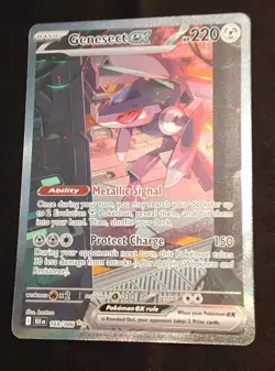 Genesect ex 169/086 Sv: Black Bolt Holo Illustration Rare Pokemon TCG NM - Image 1