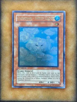 Yugioh Cloudian - Sheep Cloud GLAS-EN008 Ultimate Rare 1st Ed LP - Image 1
