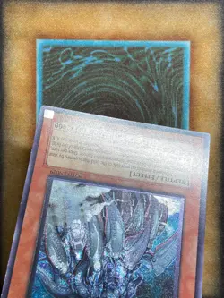 Yugioh Cosmic Horror Gangi'el POTD-EN029 Ultimate Rare FOIL SHIFT MISPRINT VLP - Image 5