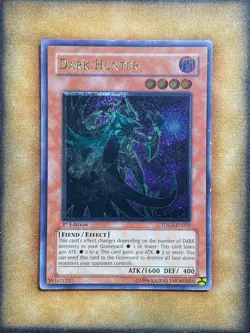 Yugioh Dark Hunter TDGS-EN033 Ultimate Rare 1st Ed LP - Image 1
