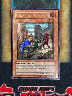 Yugioh A-Team Trap Disposal Unit RDS-EN033 Ultimate Rare MP - Image 1