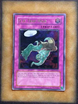 Yugioh D.D. Trap Hole CRV-EN057 Ultimate Rare NM - Image 1