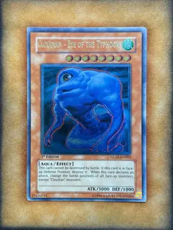 Yugioh Cloudian - Eye of the Typhoon GLAS-EN005 Ultimate Rare 1st Ed LP - Image 1