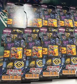 Yugioh! 10X Sealed Sleeved Booster Packs 1st Edition Maze of Millennia NEW - Image 2