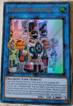 Clockwork Knight Ultra Rare 1st Ed YuGiOh - Image 1