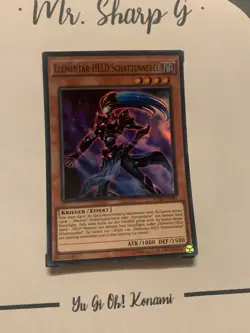 ELEMENTAR-HELD SCHATTENNEBEL -SDHS-DE001 DEUTSCH Yu-Gi-Oh! CARD SUPER RARE HOLO* - Image 3