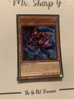 ELEMENTAR-HELD SCHATTENNEBEL -SDHS-DE001 DEUTSCH Yu-Gi-Oh! CARD SUPER RARE HOLO* - Image 4