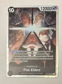 Five Elders OP13-082 SR Carrying on His Will - ONE PIECE Card Game English - Image 1