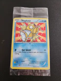 Pokemon TCG Shiny Magikarp Black Star Promo Card XY143 Sealed, Near Mint - Image 1