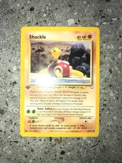 Pokemon TCG Cards 1st Edition Shuckle 51/64 Neo Revelation NM-M - Image 3
