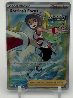 Korrina's Focus - 160/163 - Ultra Rare - Battle Styles - Pokemon Card - NM/M - Image 1
