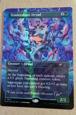 Tendershoot Dryad (Double Rainbow Foil) -Foil Near Mint MTG Secret Lair - Image 1