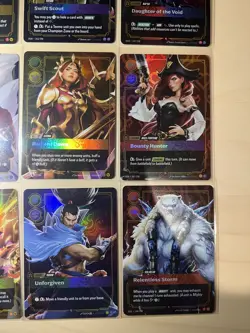 Complete set of all 12 Legend cards. Riftbound TCG Rare Holo set - Image 4