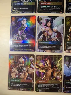 Complete set of all 12 Legend cards. Riftbound TCG Rare Holo set - Image 5
