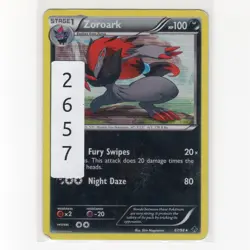 Pokemon TCG Zoroark 67/98 BW Emerging Powers Holo Rare Card EN-DMG 2011 - Image 3