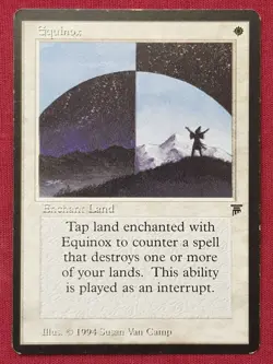 Magic The Gathering LEGENDS EQUINOX white card MTG - Image 1