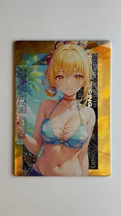 Goddess Story Private Girl Waifu Card UP-01 - Genshin Impact Yoimiya - Image 1