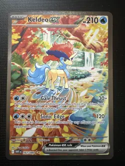 Pokemon TCG Keldeo EX 167/086 White Flare Card NM Condition - Image 1