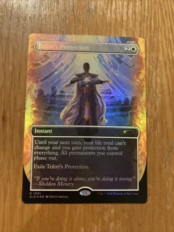 MTG English Teferi's Protection (1691) (Rainbow Foil) NM Foil Secret Lair - Image 1