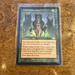 MTG / Caller of the Claw / LGN / #121 / Regular / Rare / NM - Image 1