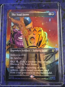 MTG Spider Man The Soul Stone Borderless Foil - Image 1