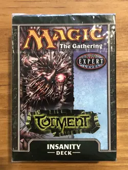 Magic the Gathering Torment Insanity Factory Sealed 2002 Deck MTG - Image 1