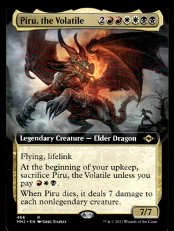 MTG Magic the Gathering Piru, the Volatile (466/632) Modern Horizons 2 - Image 1