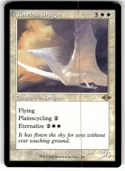 Timeless Dragon (Retro Frame) Modern Horizons 2 Regular MTG NM - Image 1