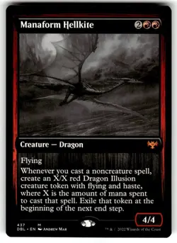 MTG Manaform Hellkite Innistrad: Double Feature 437 Regular Mythic - Image 1